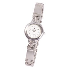  ASTRON 5080-8 női karóra, ezüst színű fém tok, ezüst színű fémcsat, fehér számlap, keményített ásványüveg, quartz szerkezet, cseppmentes vízállóság