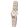 ASTRON 5166-7 női karóra, bicolor színű nemesacél tok, bicolor fémcsat, fehér számlap, keményített ásványüveg, quartz szerkezet, cseppmentes vízállóság