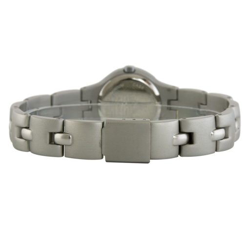 ASTRON 5261-2 női karóra, ékszeróra, szürke színű ALUMÍNIUM tok, gun (szürke) ALUMÍNIUM csat, kék számlap, keményített ásványüveg, quartz szerkezet, cseppmentes vízállóság