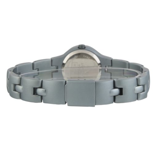 ASTRON 5261-4 női karóra, ékszeróra, szürke színű ALUMÍNIUM tok, szürke színű ALUMÍNIUM csat, barna számlap, keményített ásványüveg, quartz szerkezet, cseppmentes vízállóság