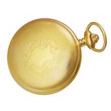 Astron férfi zsebóra, mechanikus, arany színű fémtok, fehér színű / arab számos számlap