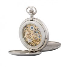 Astron férfi zsebóra, mechanikus, ezüst színű