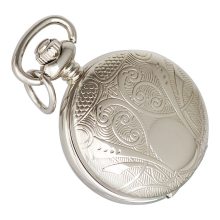 Astron női nyakláncóra, quartz, ezüst színű tok (mintázott), arab számos, 26 mm