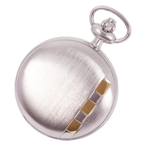 Astron férfi zsebóra, quartz, bicolor színű fémtok, fehér / római számos számlap