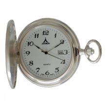 Astron férfi 925 ezüst zsebóra, quartz szerkezettel