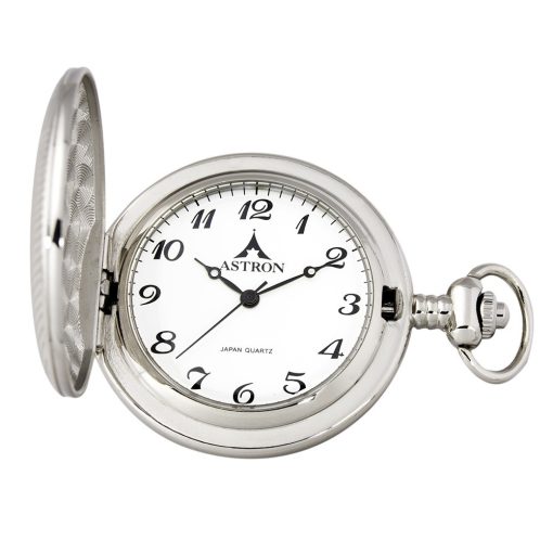 Astron férfi zsebóra, quartz, ezüst színű