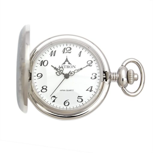 Astron férfi zsebóra, quartz, ezüst színű