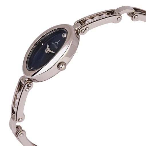 ASTRON 5425-2 női karóra, ékszeróra, ezüst színű fém tok, ezüst színű fémcsat, kék számlap, keményített ásványüveg, quartz szerkezet, cseppmentes vízállóság