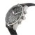   ASTRON 5508-0 férfi karóra, ezüst színű nemesacél tok, fekete bőrszíj, fekete számlap, keményített ásványüveg, chronograph quartz szerkezet, 50 m (5 ATM) vízállóság
