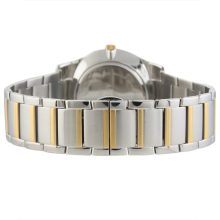 ASTRON 5512-7 elegáns férfi karóra, multifunkciós, bicolor nemesacél tok, bicolor nemesacél csat, fehér számlap, zafírüveg, quartz szerkezet, cseppmentes vízállóság