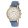 ASTRON 5540-9 divatos női karóra, chronograph, arany színű nemesacél tok, kék bőrszíj, fehér számlap, keményített ásványüveg, quartz szerkezet, cseppmentes vízállóság