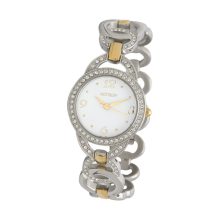 ASTRON 5545-7 női karóra, bicolor színű nemesacél tok, bicolor nemesacél csat, fehér számlap, keményített ásványüveg, quartz szerkezet, cseppmentes vízállóság