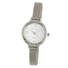ASTRON 5549-7 női karóra, ezüst színű nemesacél tok, ezüst színű nemesacél csat, fehér számlap, keményített ásványüveg, quartz szerkezet, 50 m (5 ATM) vízállóság