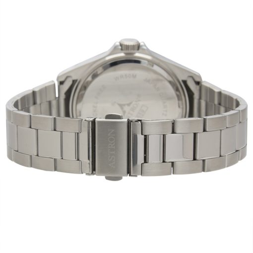 ASTRON 5559-2 férfi karóra, ezüst színű nemesacél tok, ezüst színű nemesacél csat, kék számlap, keményített ásványüveg, quartz szerkezet, 50 m (5 ATM) vízállóság
