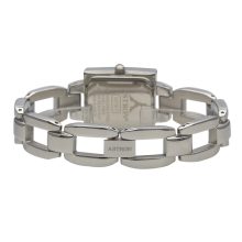 ASTRON 5579-1 női karóra, ezüst színű fém tok, ezüst színű fémcsat, fekete számlap, keményített ásványüveg, quartz szerkezet, cseppmentes vízállóság