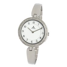 ASTRON 5581-7 női karóra, ezüst színű nemesacél tok, ezüst színű nemesacél csat, fehér számlap, keményített ásványüveg, quartz szerkezet, 50 m (5 ATM) vízállóság