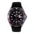   ASTRON 5657-1 férfi karóra, ezüst színű nemesacél tok, fekete szilikon szíj, fekete számlap, keményített ásványüveg, quartz szerkezet, 50 m (5 ATM) vízállóság