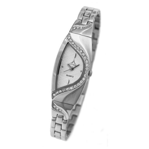 ASTRON 5705-8 női karóra, ezüst színű nemesacél tok, ezüst színű fémcsat, fehér számlap, keményített ásványüveg, quartz szerkezet, cseppmentes vízállóság