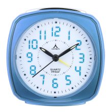 Astron ébresztőóra, quartz, kék színű műanyag tok, kék színű LED világítás, sweep (halk járású)