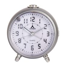 Astron ébresztőóra, quartz, ezüst színű, LED-es számlap
