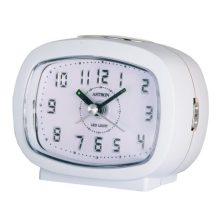 Astron ébresztőóra, quartz, fehér, LED-es számlap