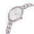   ASTRON 8009-7 divatos női karóra, ezüst színű nemesacél tok, ezüst színű nemesacél csat, ezüst színű számlap, keményített ásványüveg, quartz szerkezet, cseppmentes vízállóság