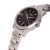   ASTRON 8018-1 elegáns női karóra, ezüst színű nemesacél tok, ezüst színű nemesacél csat, fekete számlap, keményített ásványüveg, quartz szerkezet, cseppmentes vízállóság