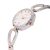   ASTRON 8021-0 női karóra, ékszeróra, bicolor nemesacél tok, bicolor színű nemesacél csat, fehér számlap, keményített ásványüveg, quartz szerkezet, cseppmentes vízállóság
