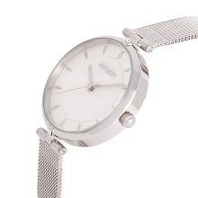 ASTRON 8022-8 női karóra, ékszeróra, ezüst színű nemesacél tok, ezüst színű nemesacél csat, gyöngyház színű számlap, keményített ásványüveg, quartz szerkezet, cseppmentes vízállóság