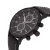   ASTRON 8030-1 sportos férfi karóra, chronograph, fekete színű nemesacél tok, fekete bőrszíj, fekete számlap, keményített ásványüveg, quartz szerkezet, 100 m (10 ATM) vízállóság