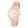 ASTRON 8054-8 női karóra, rózsaarany színű nemesacél tok és csat, fehér / gyöngyház színű számlap, keményített ásványüveg, quartz szerkezet, 50 m (5 ATM) vízállóság
