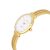   ASTRON 8055-9 női karóra, arany színű titánium tok, arany színű titánium csat, fehér számlap, keményített ásványüveg, quartz szerkezet, 50 m (5 ATM) vízállóság