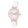 ASTRON 8056-0 női karóra, rózsaarany színű acél tok, fehér színű bőrszíj, ezüst színű számlap, keményített ásványüveg, quartz szerkezet, cseppmentes (3 ATM) vízállóság