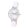 ASTRON 8056-7 női karóra, ezüst színű acél tok, fehér színű bőrszíj, ezüst színű számlap, keményített ásványüveg, quartz szerkezet, cseppmentes (3 ATM) vízállóság