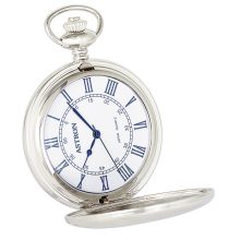 Astron férfi zsebóra, quartz, ezüst színű tok (pajzsos), római számos fehér számlap