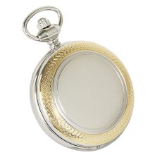 Astron férfi zsebóra, mechanikus (skeleton), bicolor (ezüst + arany) színű tok, római számos számlap